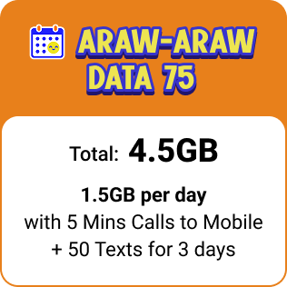 1.5 GB/day for 3 days